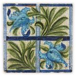 William Morris (1834-1896) for William de Morgan, 'Tulip and Trellis' design tile, designed 1870,