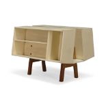 Ernest Race (1913-1964) for Isokon, Mark II 'Penguin Donkey', circa1960, Painted wood, teak, 39.