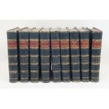 Cassell's Illustrated History of England, New and Revised Edition, nine volumes, half bound in