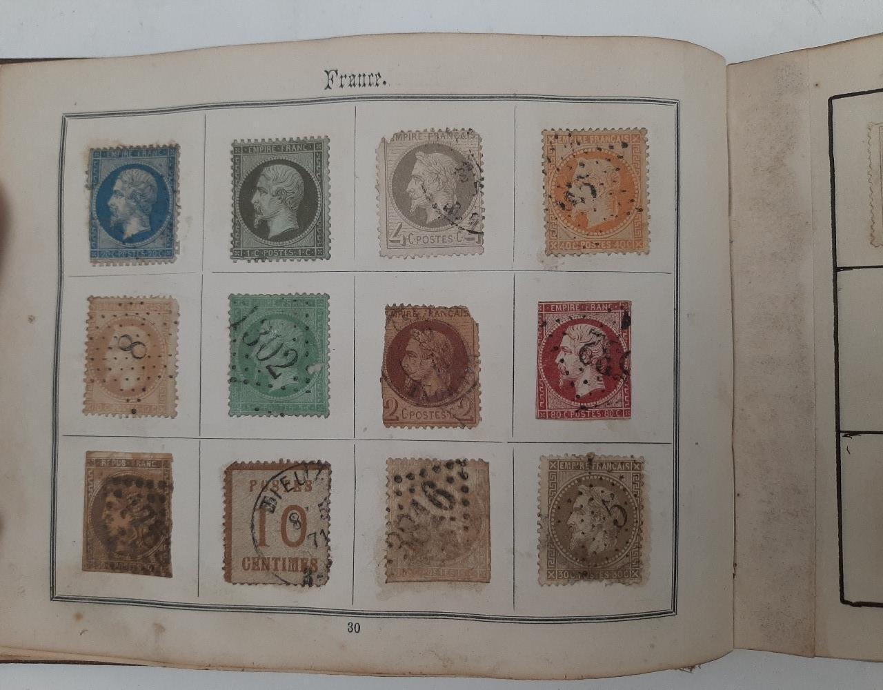 A large collection of stamps, British, Commonwealth and World, Queen Victoria and later, stuck - Image 14 of 27