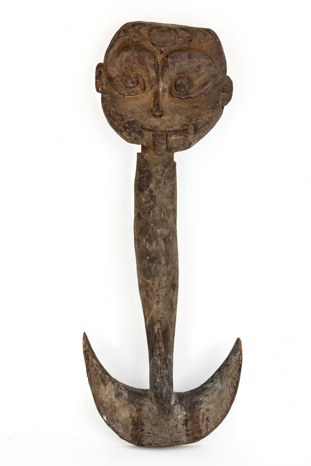 A Sepik carved wooden suspension hook, Papua New Guinea, Melanesia, late 19th/early 20th century,