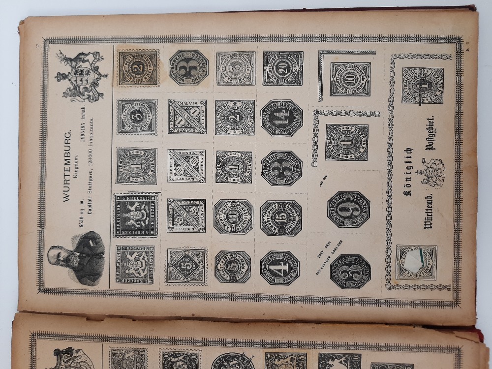 A large collection of stamps, British, Commonwealth and World, Queen Victoria and later, stuck - Image 22 of 27