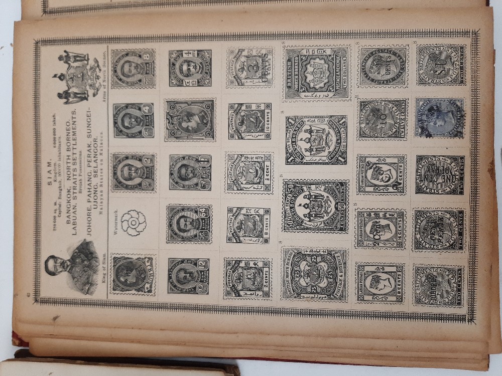 A large collection of stamps, British, Commonwealth and World, Queen Victoria and later, stuck - Image 2 of 27