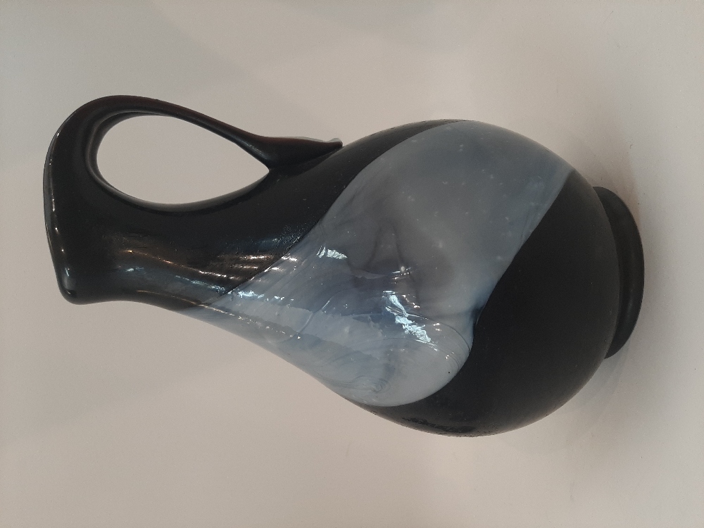 A Julia Donnelly studio glass bowl, with blue marblised design, signed and dated 1986, 16.5cm - Image 27 of 39