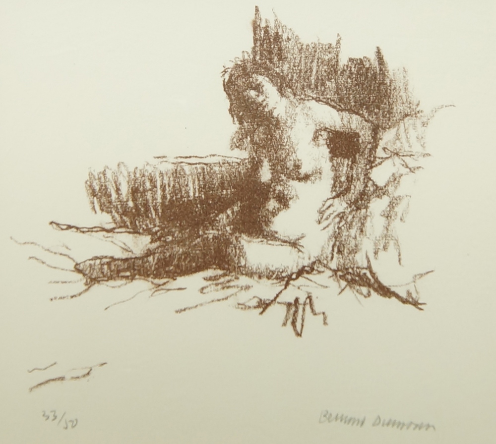 Bernard Dunstan, RA, British 1920-2017- Nude; lithograph, signed 'Bernard Dunstan' and numbered '