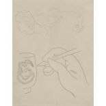 Henri Matisse, French, 1869-1954, Untitled, from Poesies, 1932; etching in black and white on
