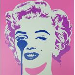 Pure Evil, British b.1968- Marilyn Classic, Pink & Purple; screenprint in colours, signed and