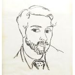 Edward Wolfe, South African/British 1897–1982- Self-Portrait; lithograph, signed and numbered '13/