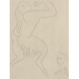 Henri Matisse, French, 1869-1954, Untitled, from Poesies, 1932; etching in black and white on