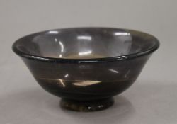 A fluorite bowl. 12.5 cm diameter.
