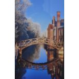TIM RAWLE, Queen's College, Cambridge, Mathematical Bridge, photographic print,