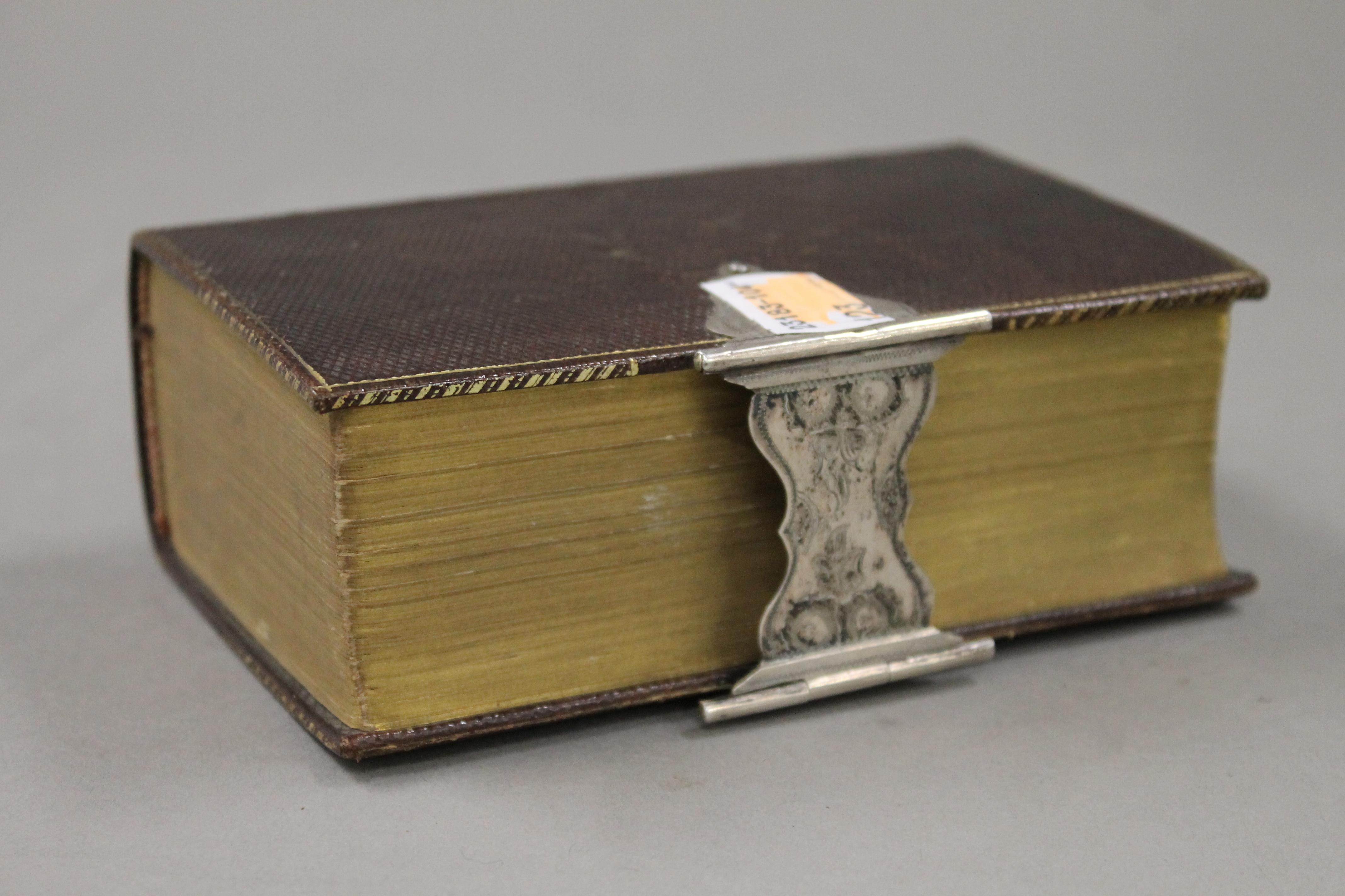 Two Dutch silver mounted bibles. - Image 5 of 7