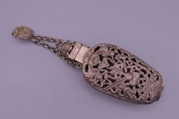 A Chinese chatelaine bottle. 11.5 cm high.