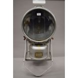 A vintage Tilley Projection flood light. 75 cm high.