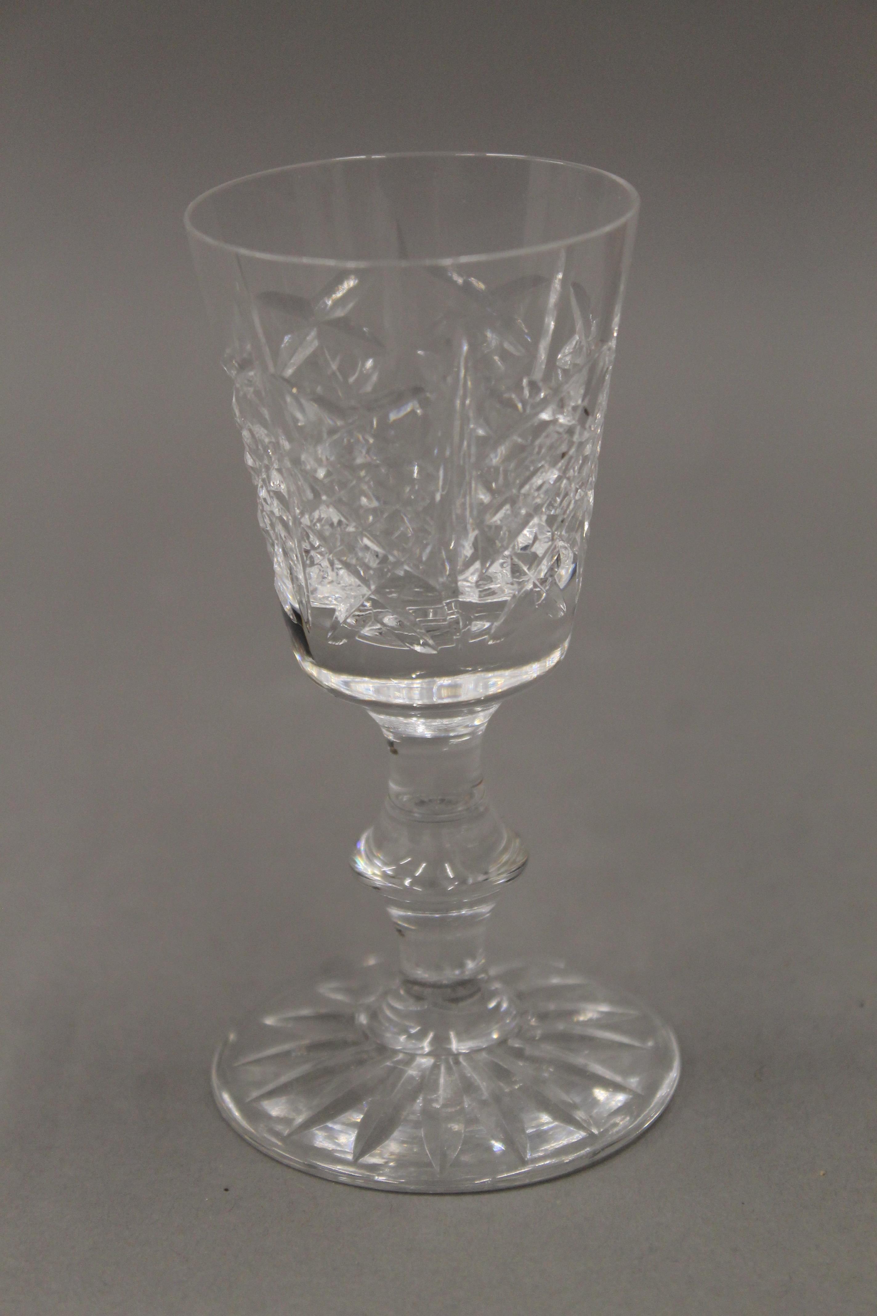 A large quantity of Edinburgh cut glassware, including decanters, tumblers, wine glasses, etc. - Image 8 of 14