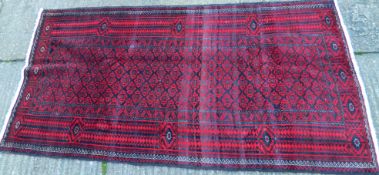 A Turkmen carpet 230 x 125