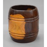 A lignum vitae mixing bowl. 15 cm high.