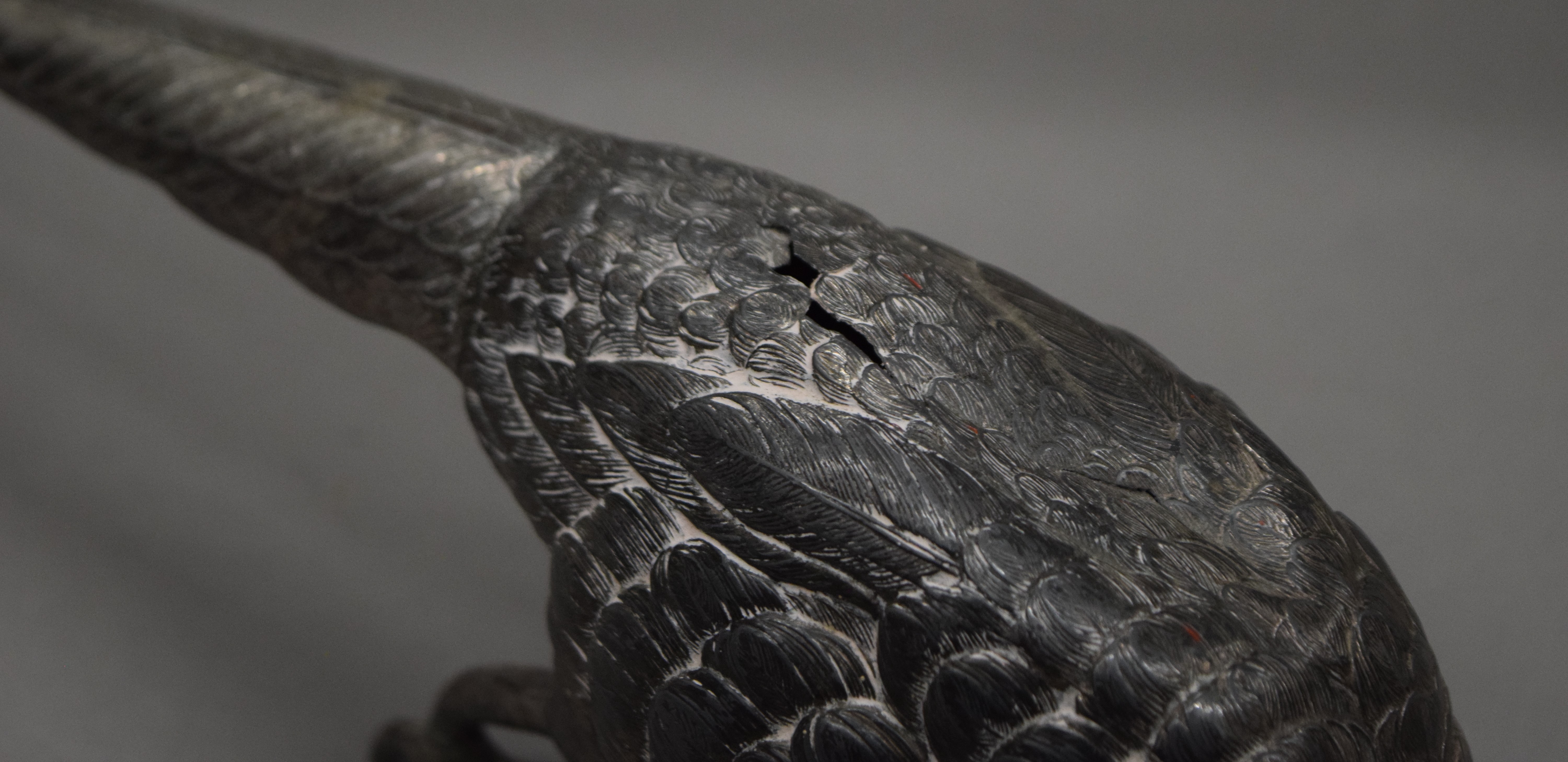 A quantity of silver plate and two model pheasants. The cock bird 50 cm long. - Image 10 of 10