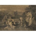 An 18th century engraving by ROBERT POLLARD, After ROBERT SMIRKE, produced by The Humane Society,
