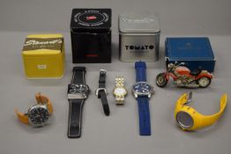 A quantity of various watches, etc.