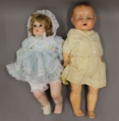 Two dolls.