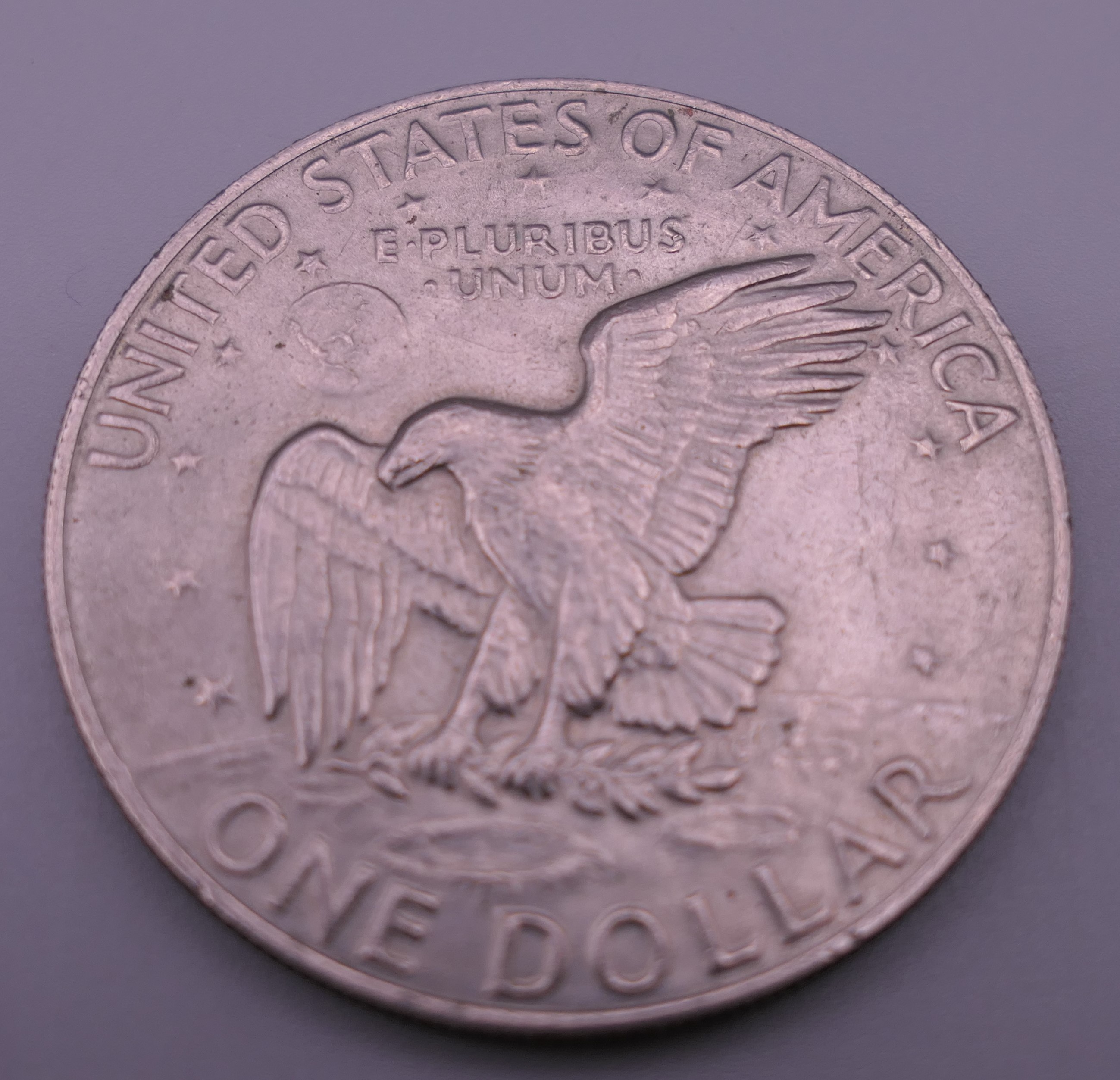 Two 1880 silver dollars each set as a keyring and a 1974 one dollar coin. - Image 5 of 5