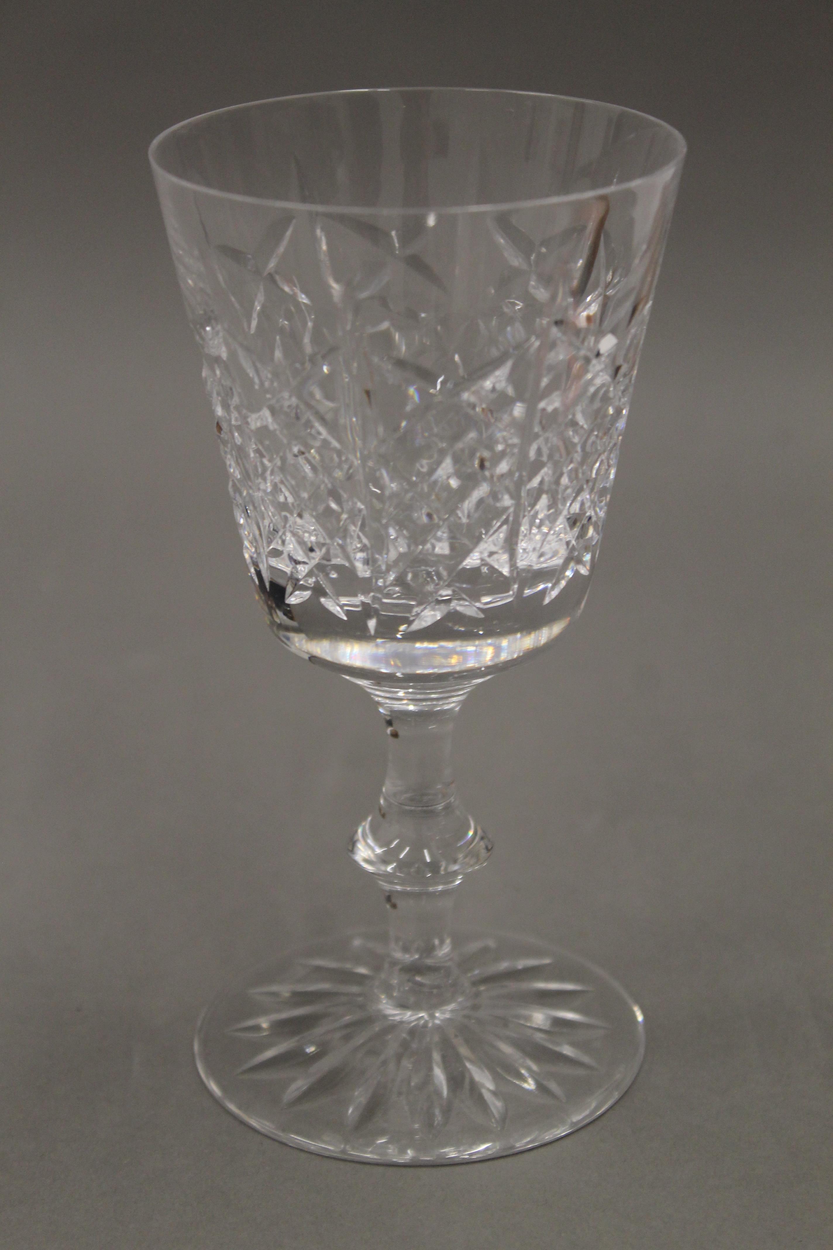 A large quantity of Edinburgh cut glassware, including decanters, tumblers, wine glasses, etc. - Image 13 of 14