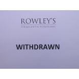 WITHDRAWN A quantity of various watercolours, oil paintings and prints.