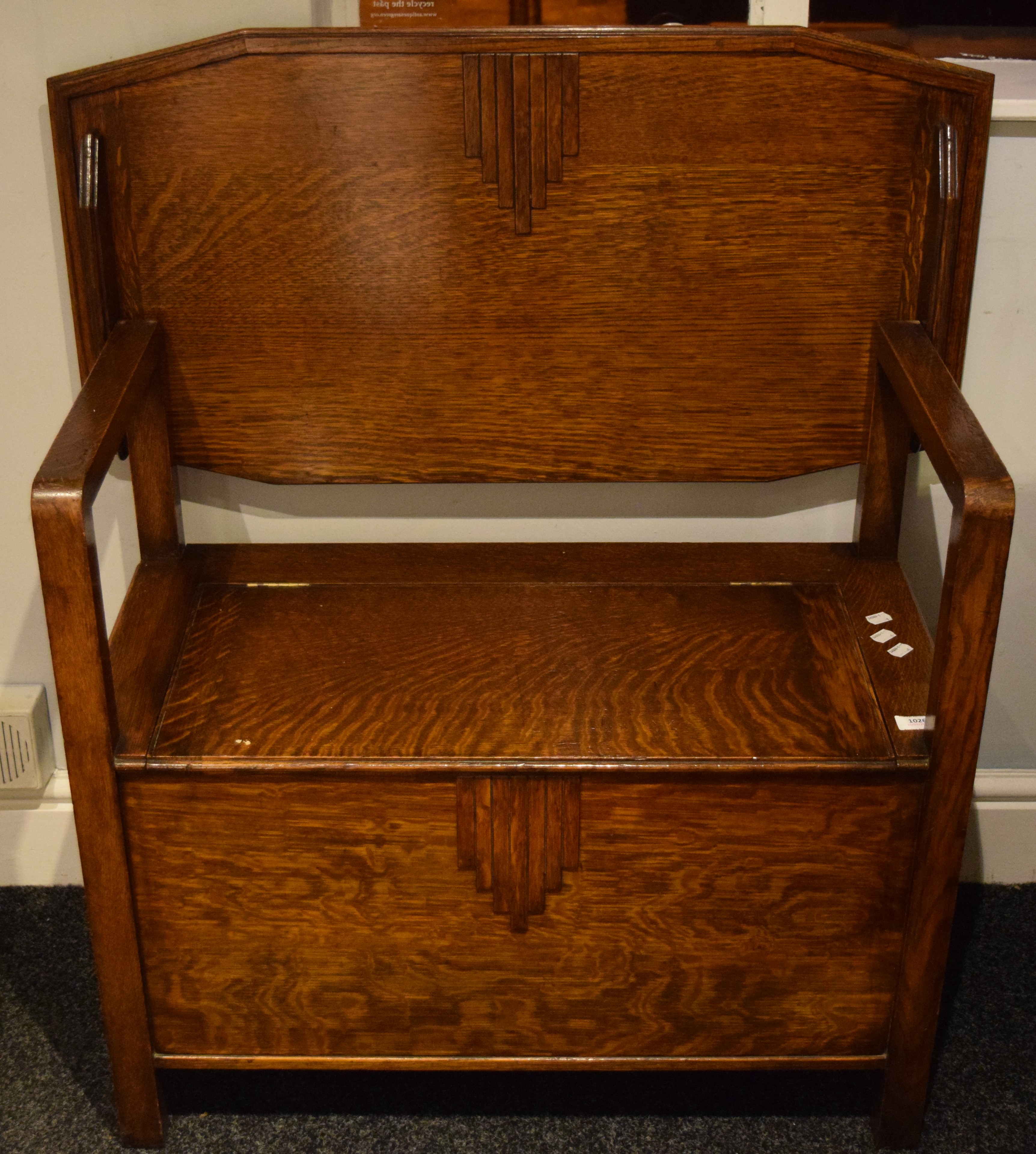 An early 20th century monk's bench.