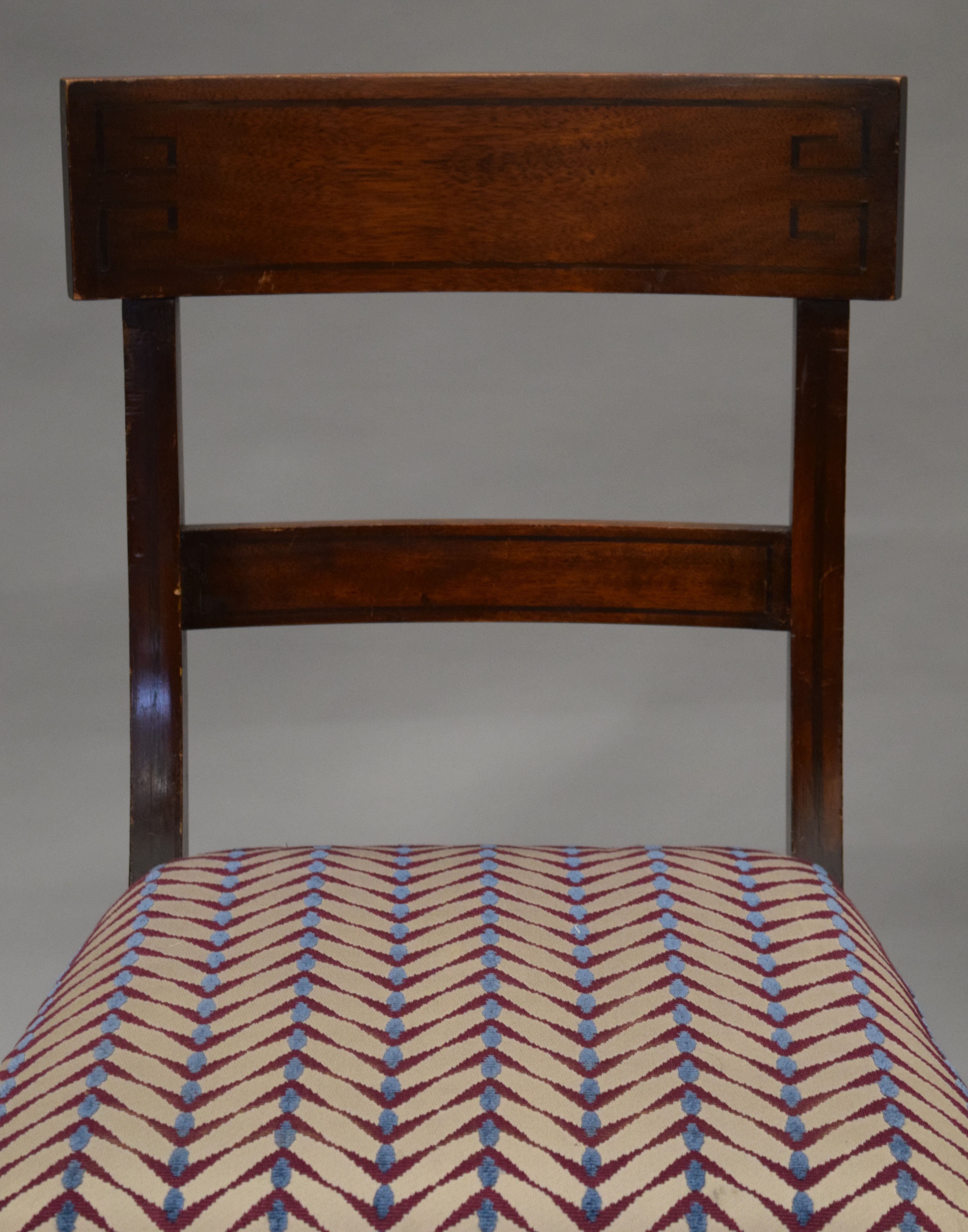 Twelve 19th century style bar back dining chairs. - Image 3 of 6