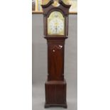 An early 19th century eight-day mahogany longcase clock. 222 cm high.