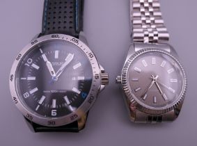 A Lorus wristwatch and a Sekonda wristwatch.