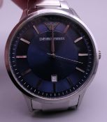 An Emporio Armani wristwatch, model AR2477.