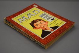 Mad Magazines, numbers 1, 2, 3, 4 and 5, first English edition, circa 1959; together with 4 others.