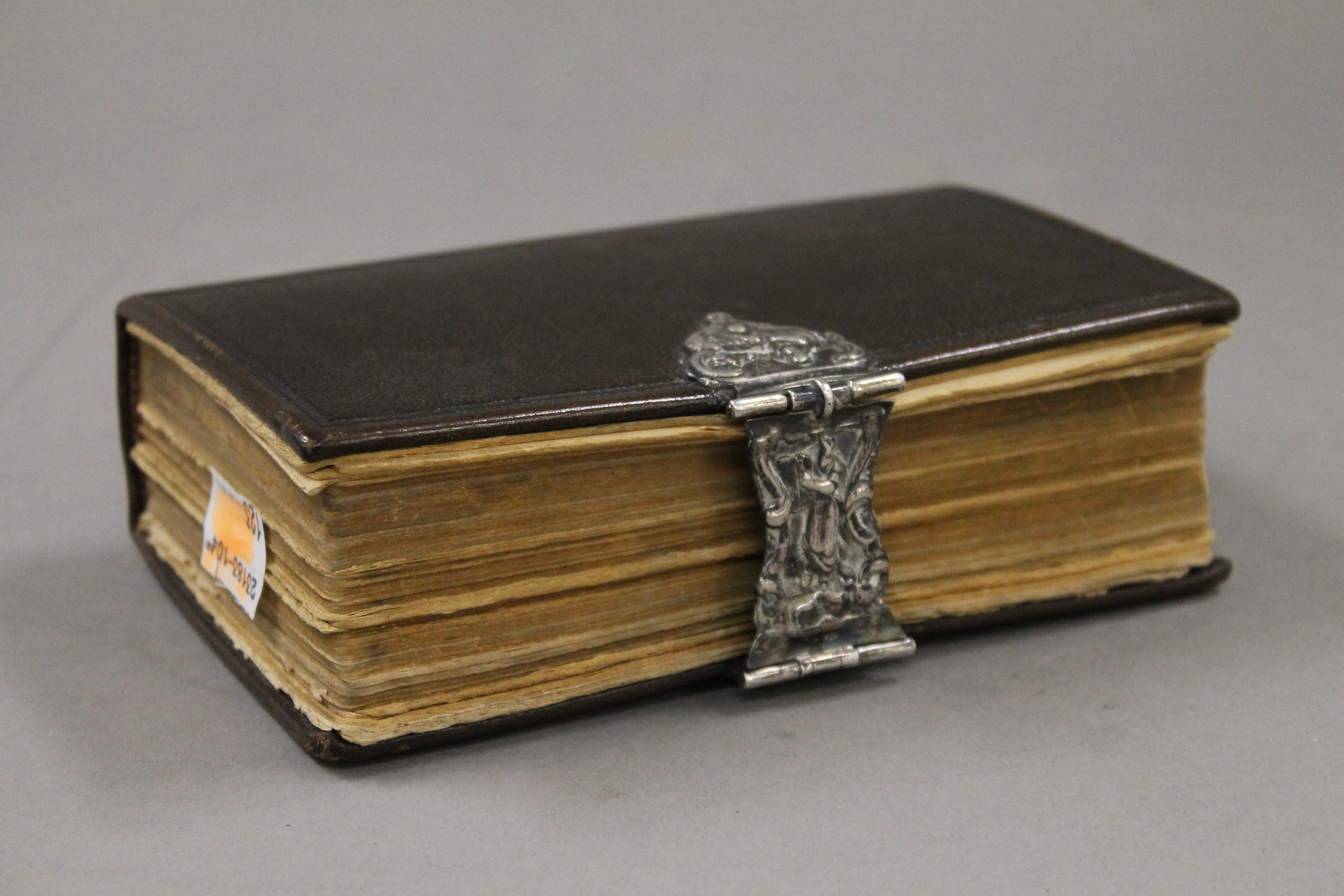 Two Dutch silver mounted bibles. - Image 2 of 7