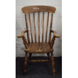 A Victorian splat back chair.