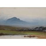 Moorland Scene, oil, signed J JEBCO, framed and glazed. 24 x 16.5 cm.