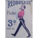 An advertising print for Redbreast Flake,