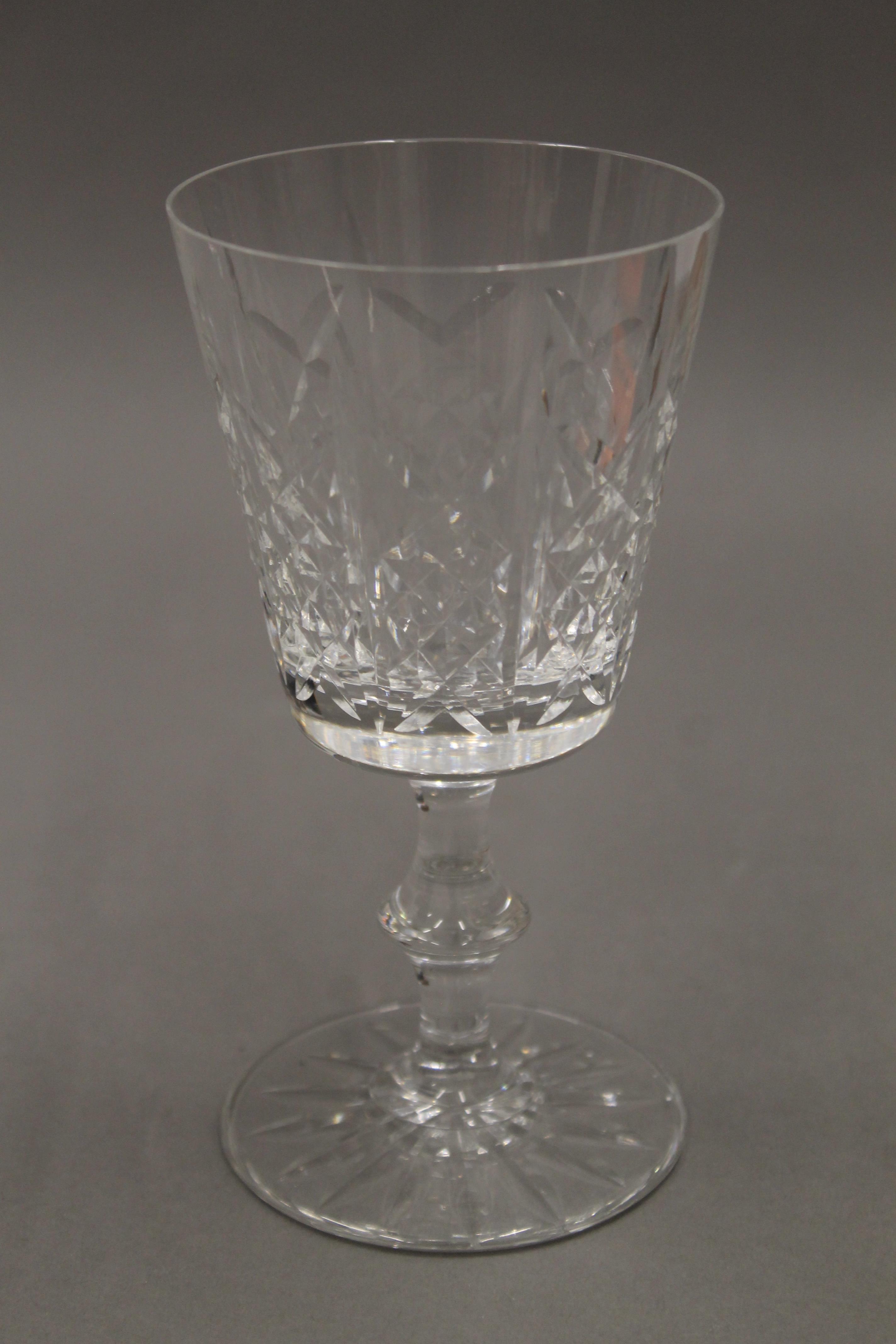 A large quantity of Edinburgh cut glassware, including decanters, tumblers, wine glasses, etc. - Image 11 of 14