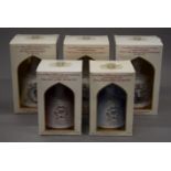 Five boxed full Wade Bell's Scotch Whisky,