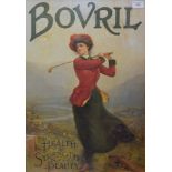 Bovril For Health, Strength and Beauty, poster, framed and glazed. 40 x 58 cm.