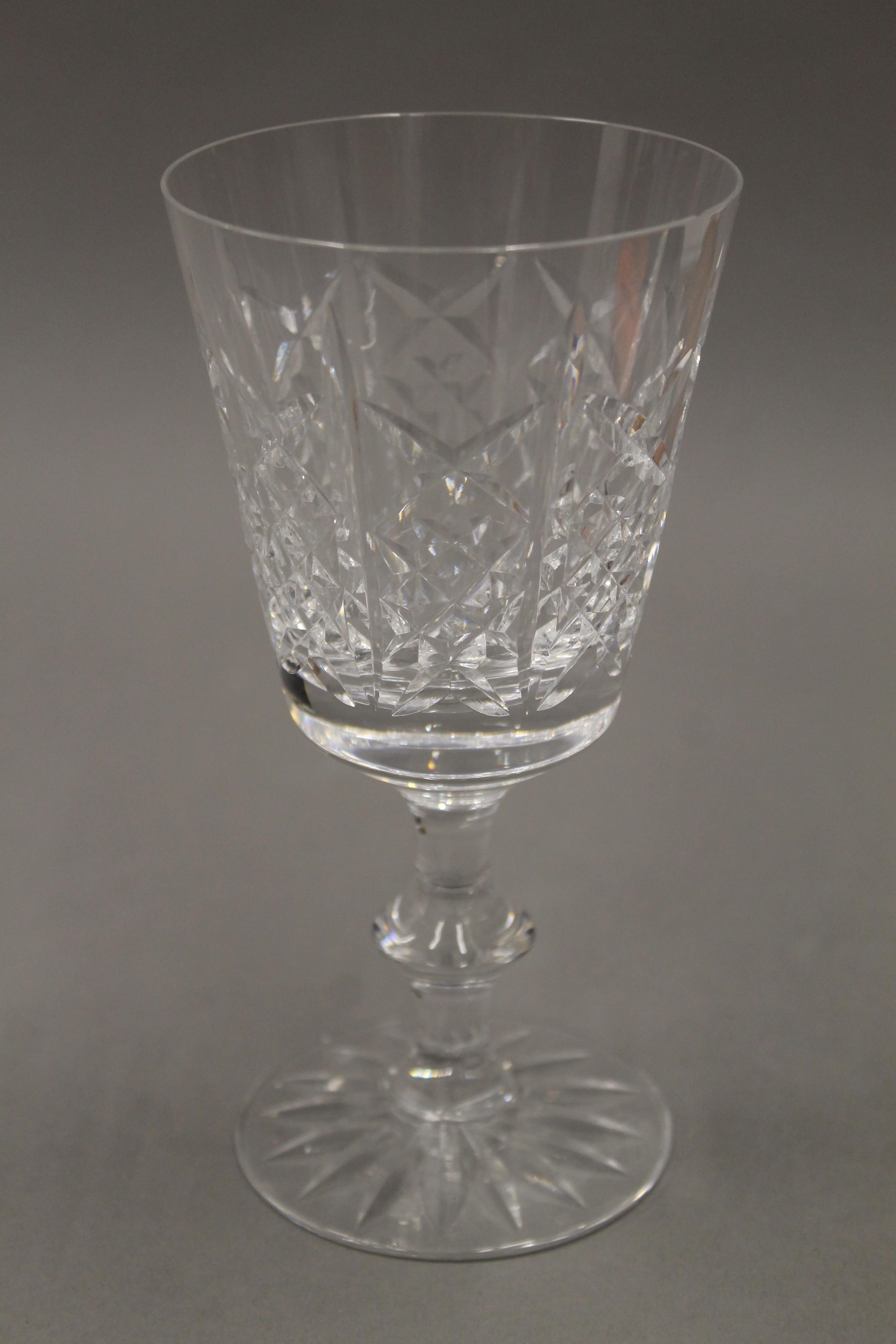 A large quantity of Edinburgh cut glassware, including decanters, tumblers, wine glasses, etc. - Image 12 of 14