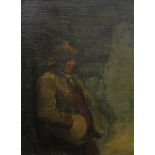 G GRAHAM (18th century), Country Gentleman, oil on canvas, signed and dated 1790, framed.