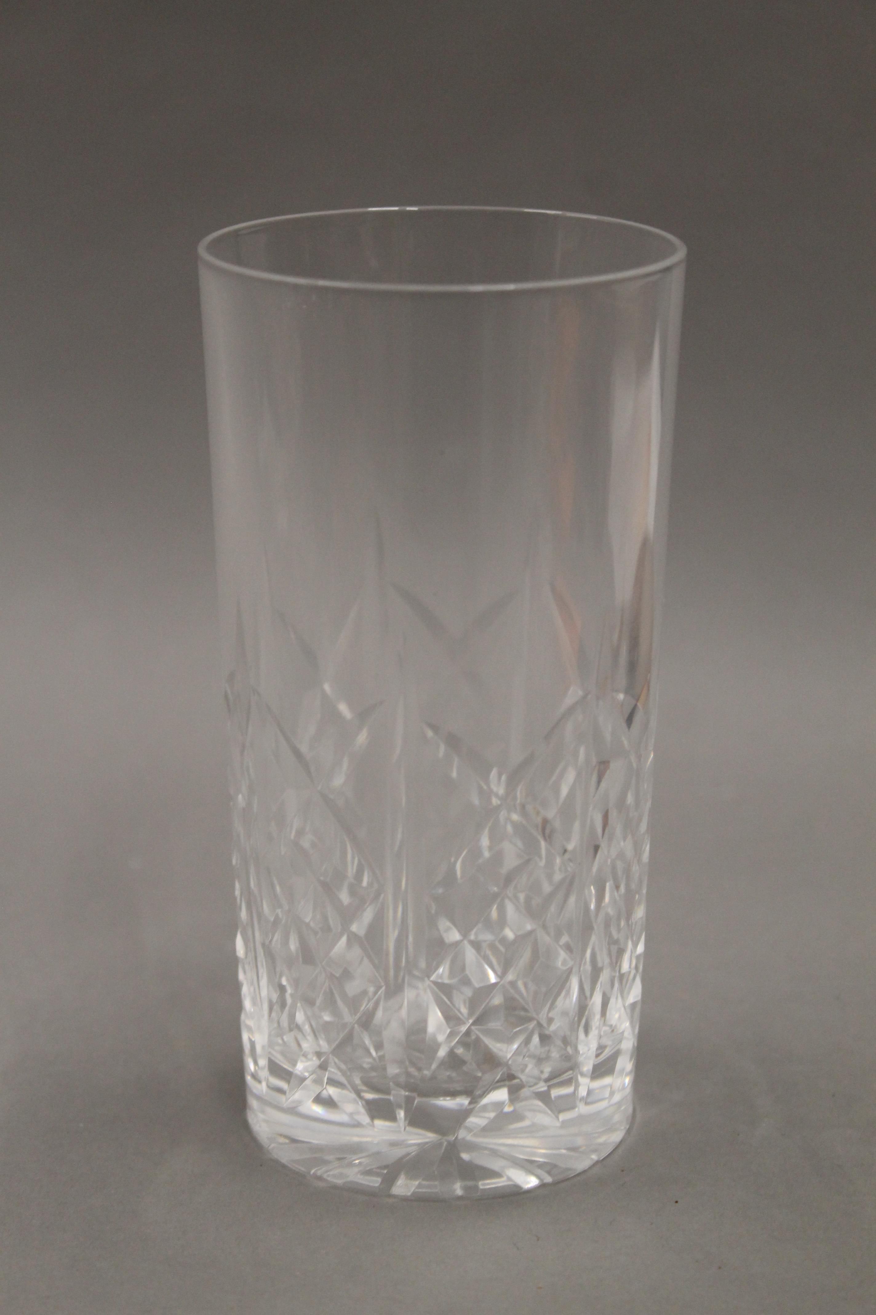 A large quantity of Edinburgh cut glassware, including decanters, tumblers, wine glasses, etc. - Image 6 of 14