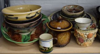 A large quantity of various decorative ceramics.