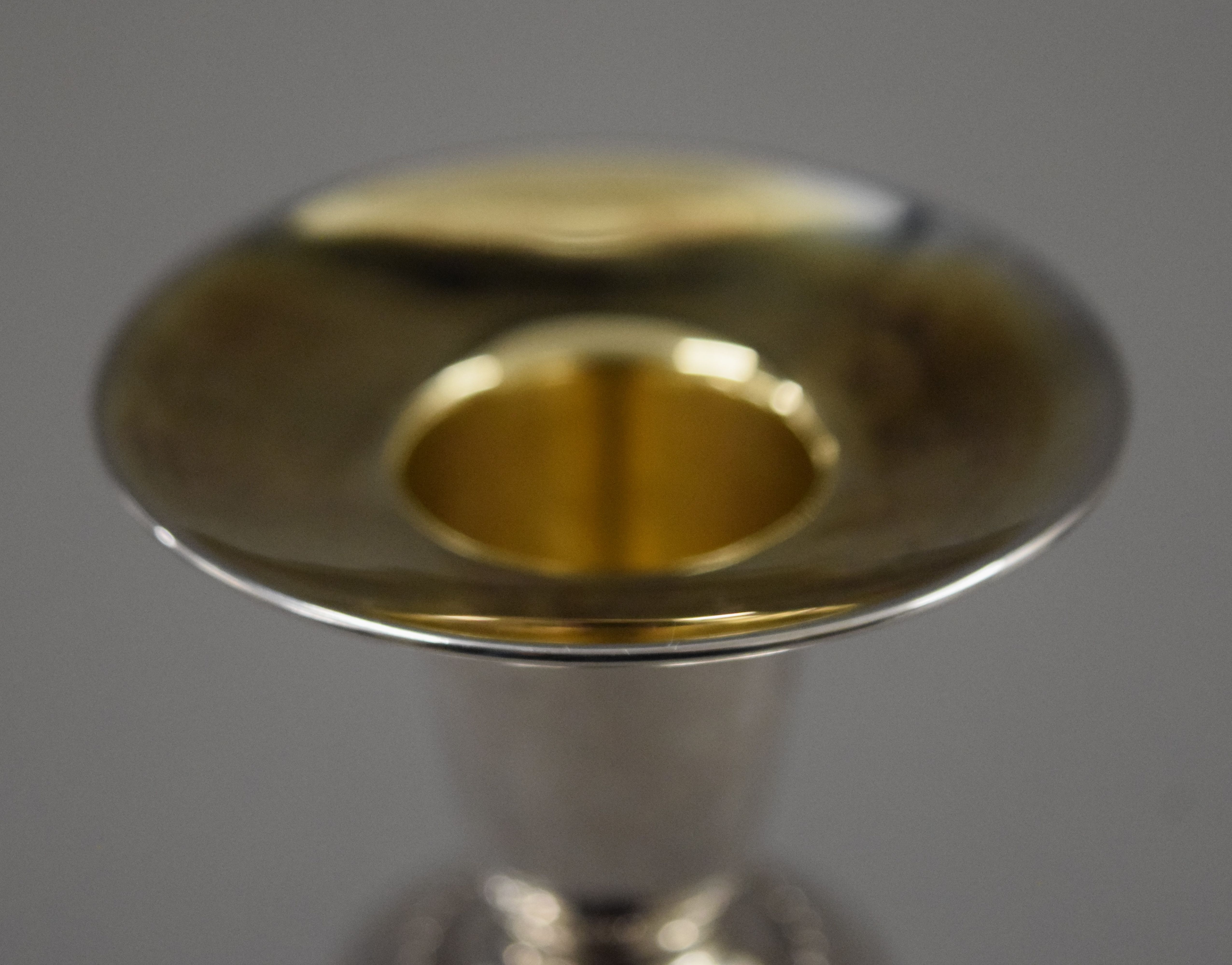 A boxed 'Lindisfarne Decoration' silver candlestick, - Image 3 of 6