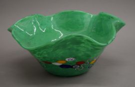 A Schiavon Murano glass centre bowl. 31 cm diameter.