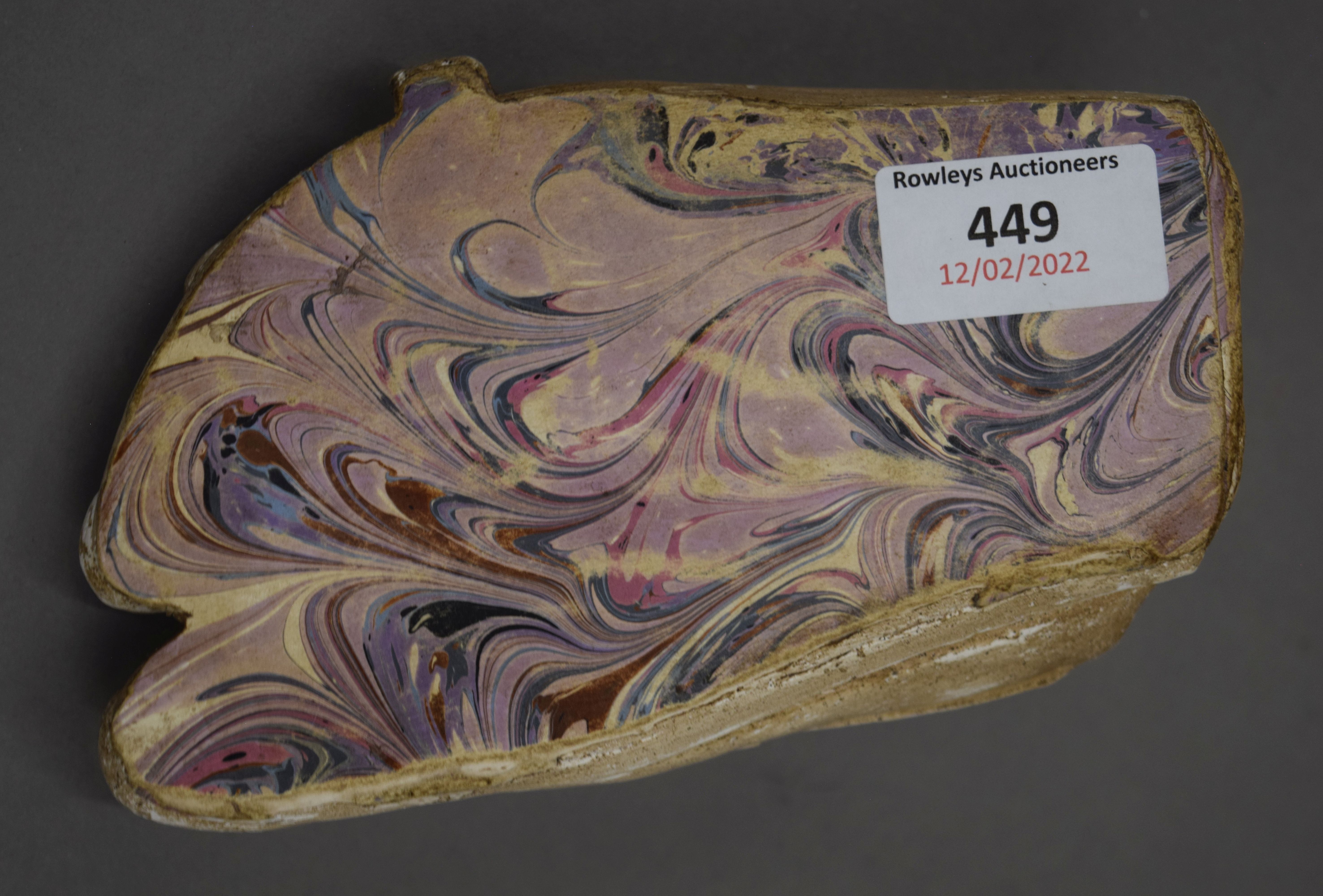 A plaster model of a foot. 16 cm long. - Image 5 of 5