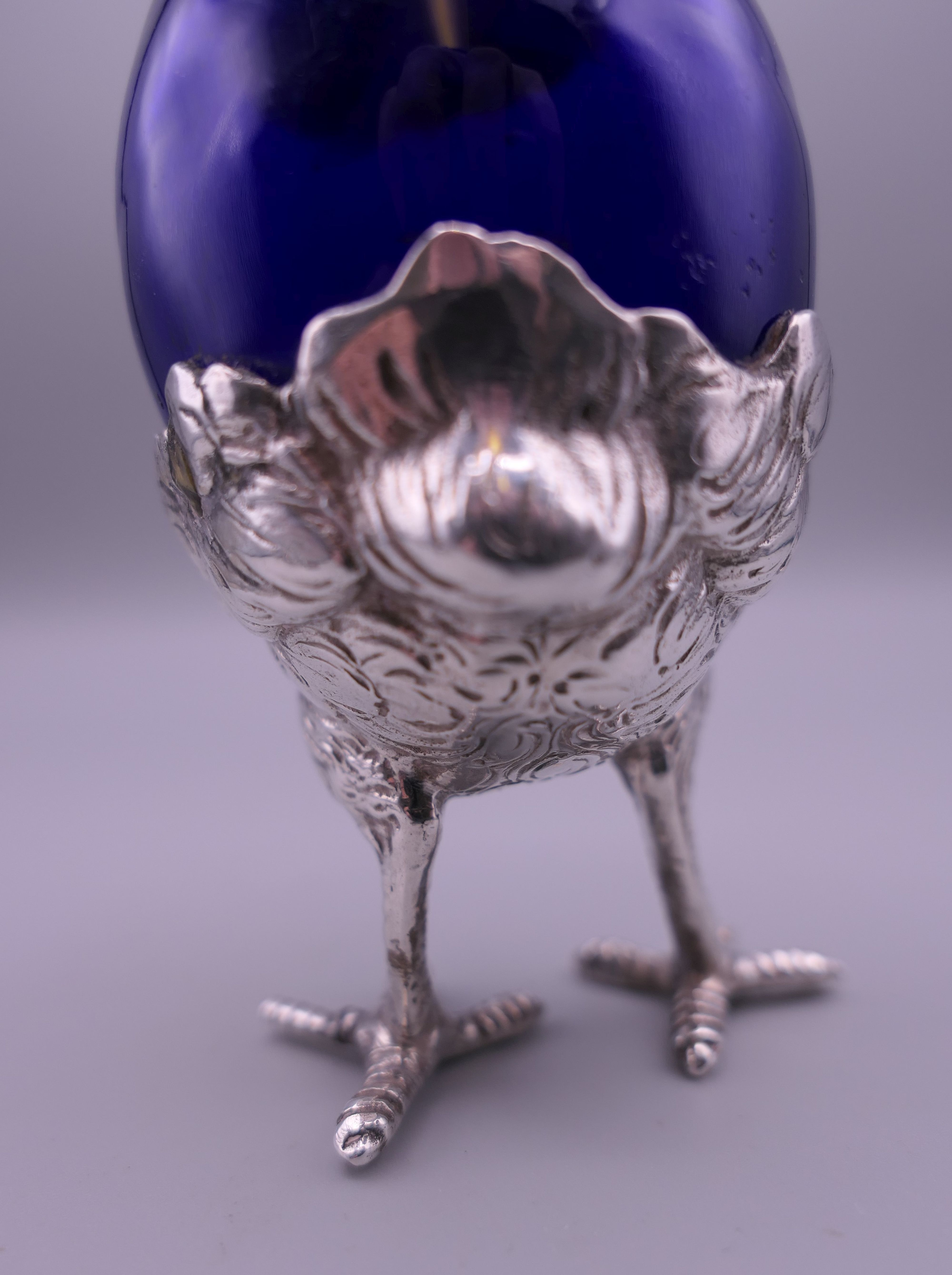 A Continental table lighter formed as a chicken. - Image 9 of 14