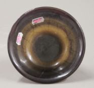 A fluorite bowl. 15 cm diameter.